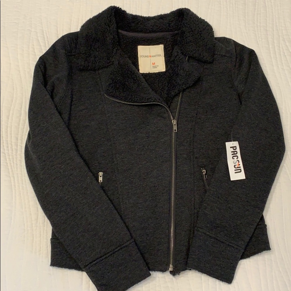 Sound & Matter faux fur jacket (from PacSun)